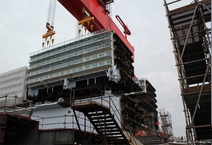 Oasis 4, photo du chantier