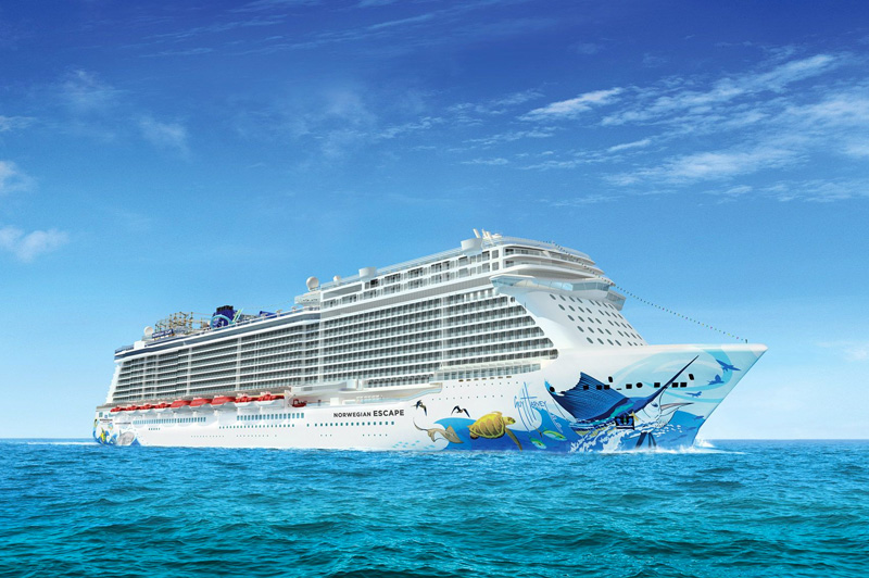 Norwegian Cruise Line escape game, un navire