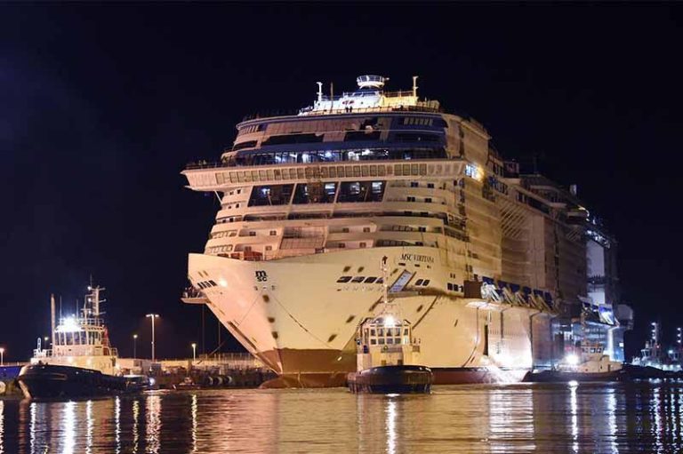 MSC Croisières : détails et mise à flot du MSC Virtuosa