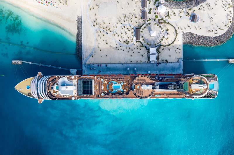 Ocean Cay accueille ses premiers croisiéristes