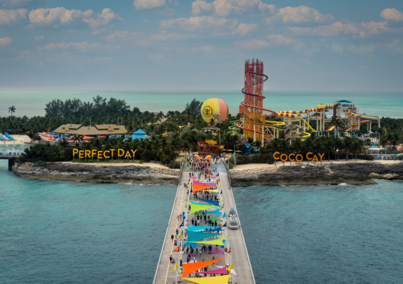 Coco beach club, île vue de haut