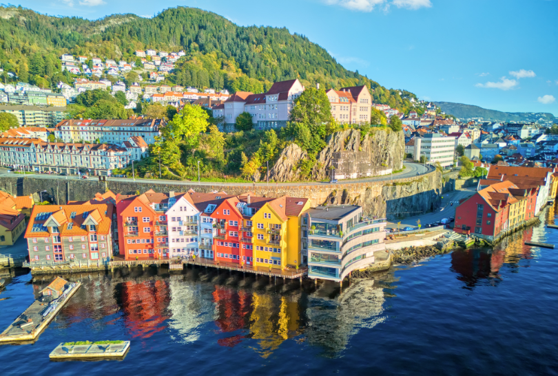 La scandinavie - bergen (Norvège)