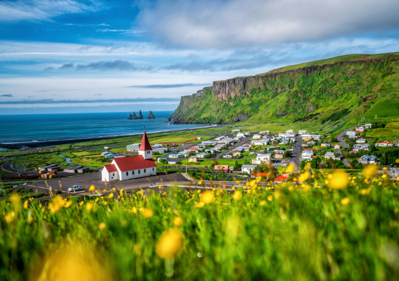 Islande, paysage en mi-saison

